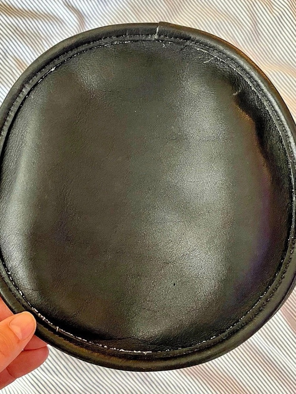 Vintage Coach Helens Legacy Bag 9953 Black Leather Shoulder Bag - Picture 7 of 11